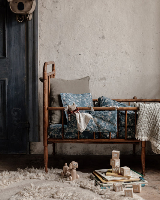Percale Bed Pocket, Fauna Forest