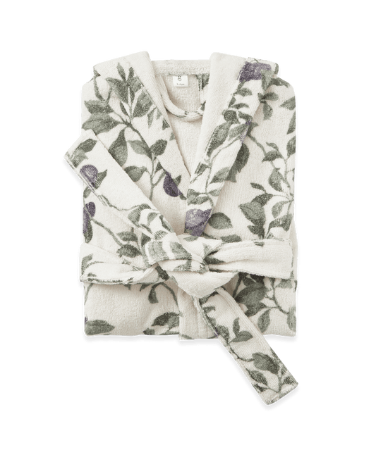 Terry Bathrobe Plum