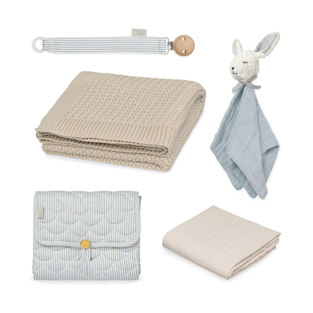 Baby Shower Hamper - Classic Stripes Blue
