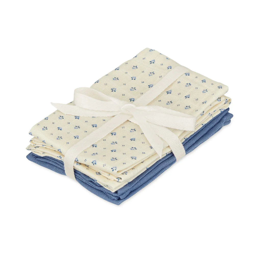 Wash Cloth, 4 pack - GOTS - Capri