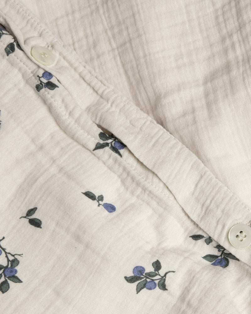 Muslin Bed Set Baby, Blueberry