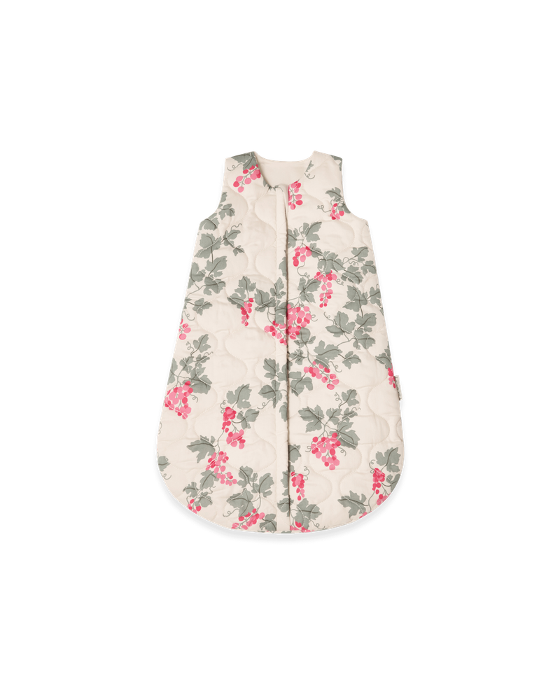 Satin Quilted Sleeping Bag, Grapes Pink