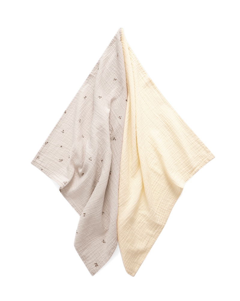 Muslin Blanket 2 pcs 60x60 cm