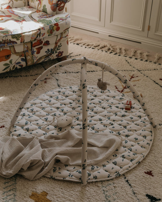 Satin Activity Playmat, Blueberry, ø90