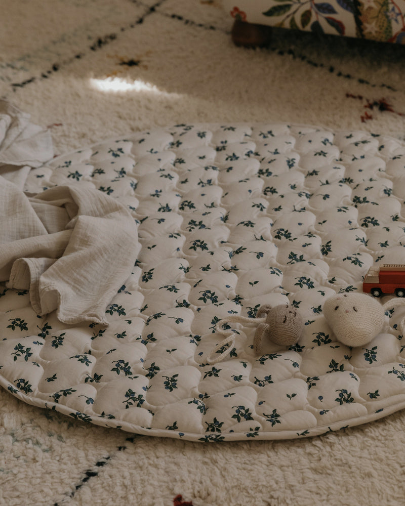 Satin Activity Playmat, Blueberry, ø90