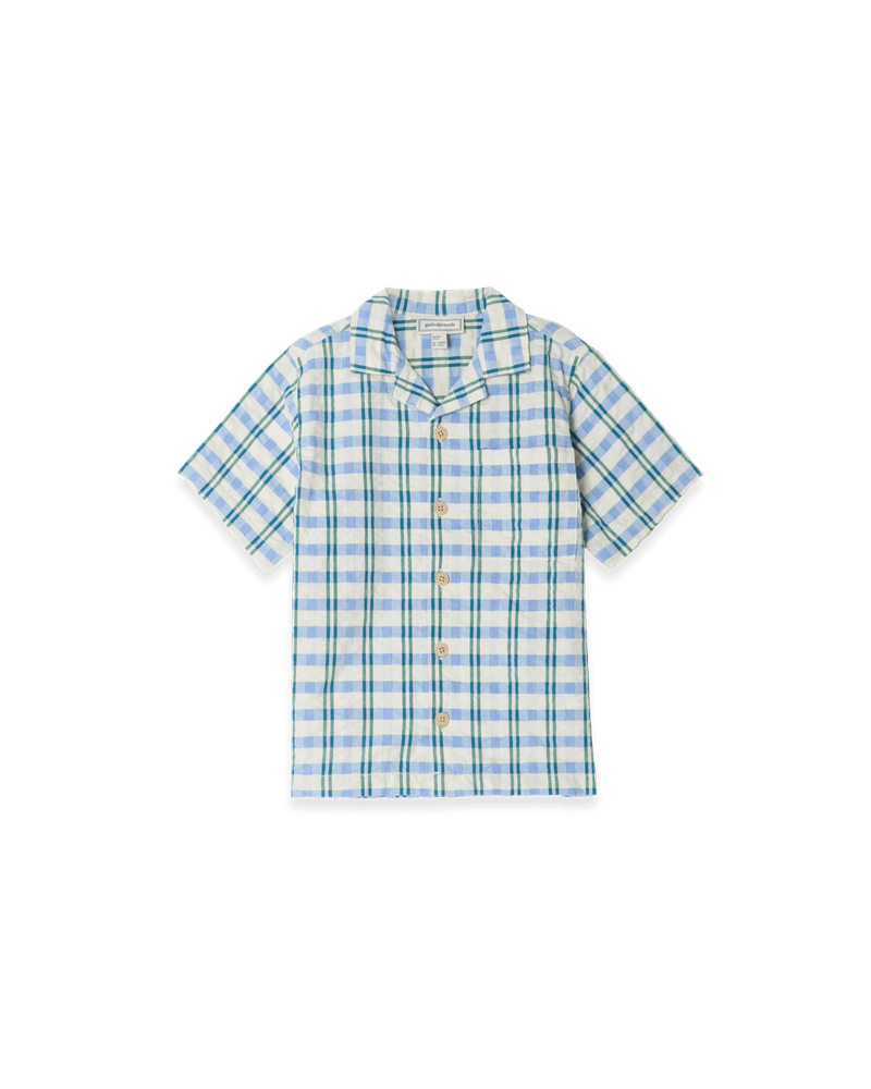 Seersucker SS Shirt Baby, Check Mar