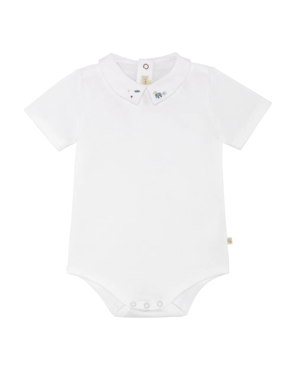 Aubrey Short Balloon Dream Embroidered Collar Onesie