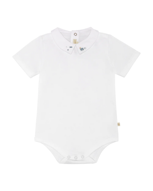 Aubrey Short Balloon Dream Embroidered Collar Onesie