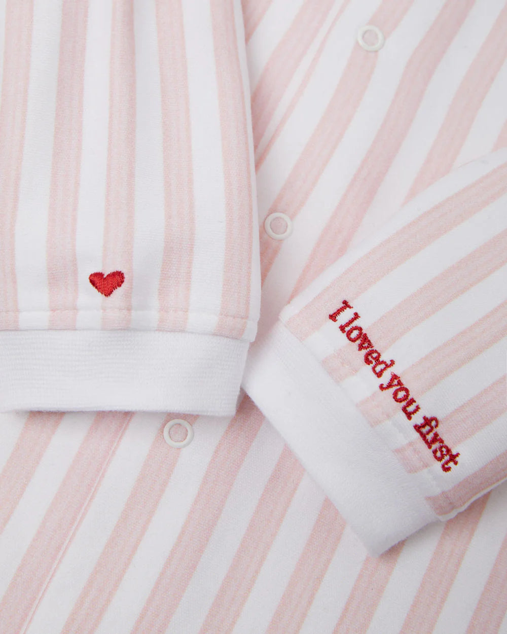 Adore Stripe Romper – Pink