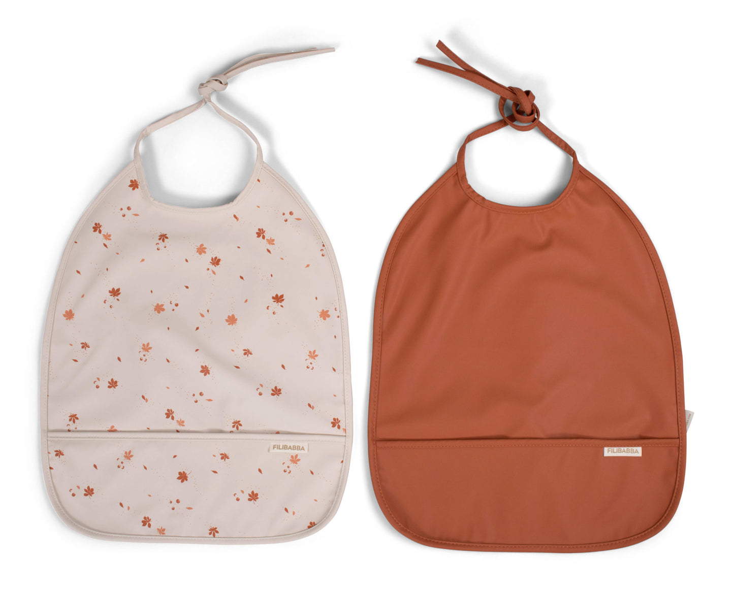 Bib with ties 2-pack