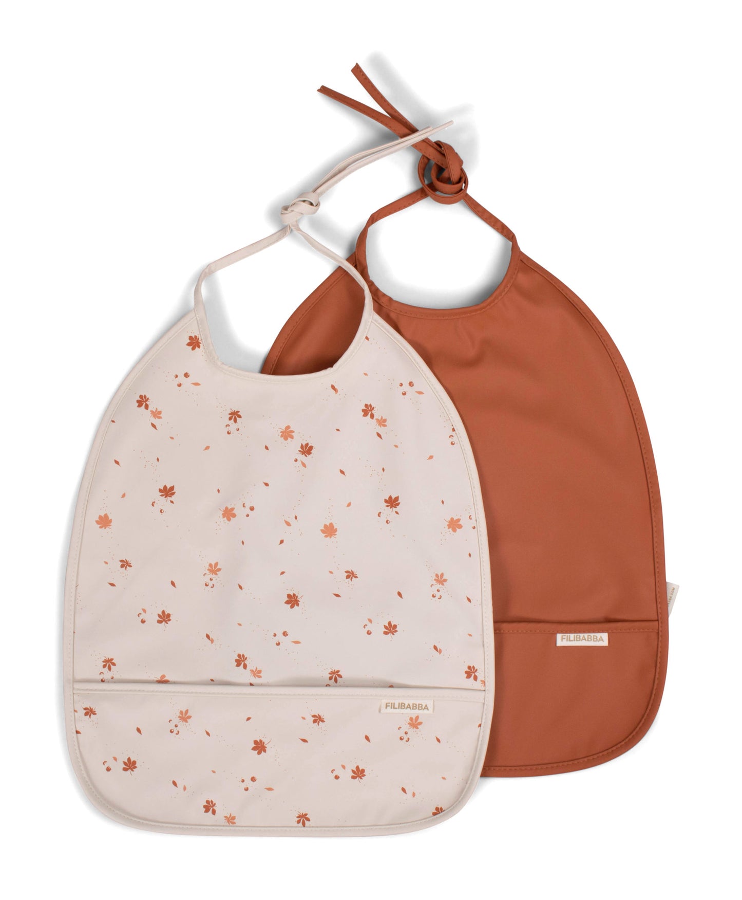 Bib with ties 2-pack