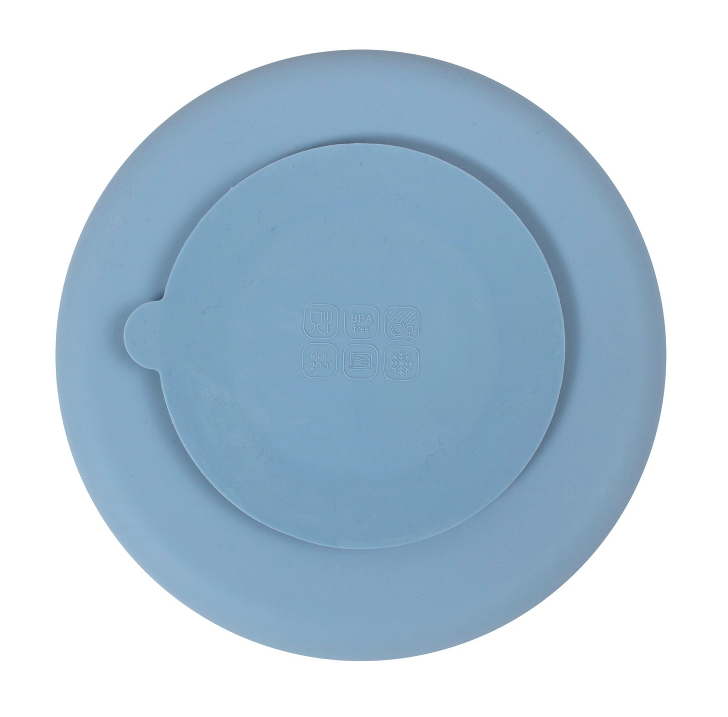 Silicone divided plate