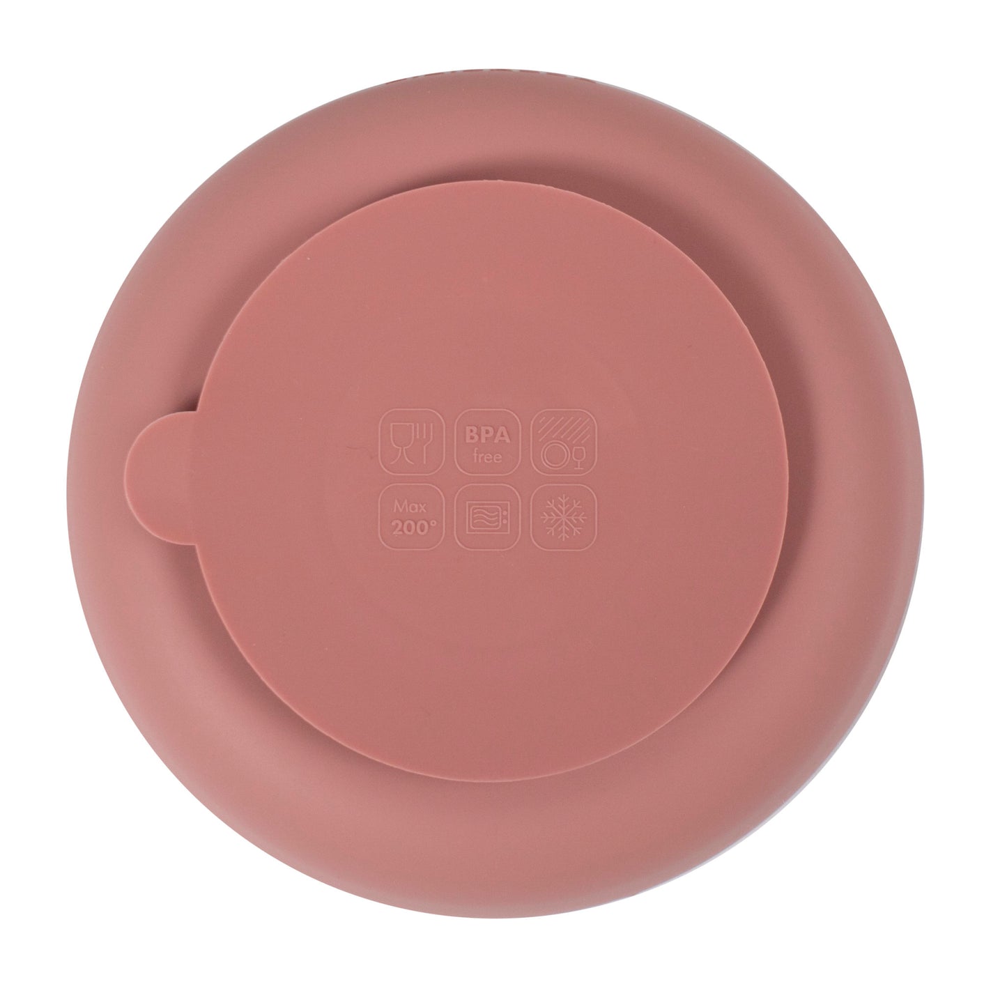 Silicone divided plate