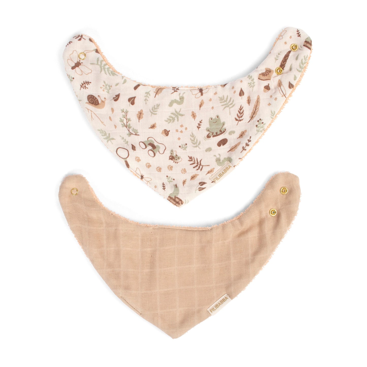 Bandana bib 2-pack
