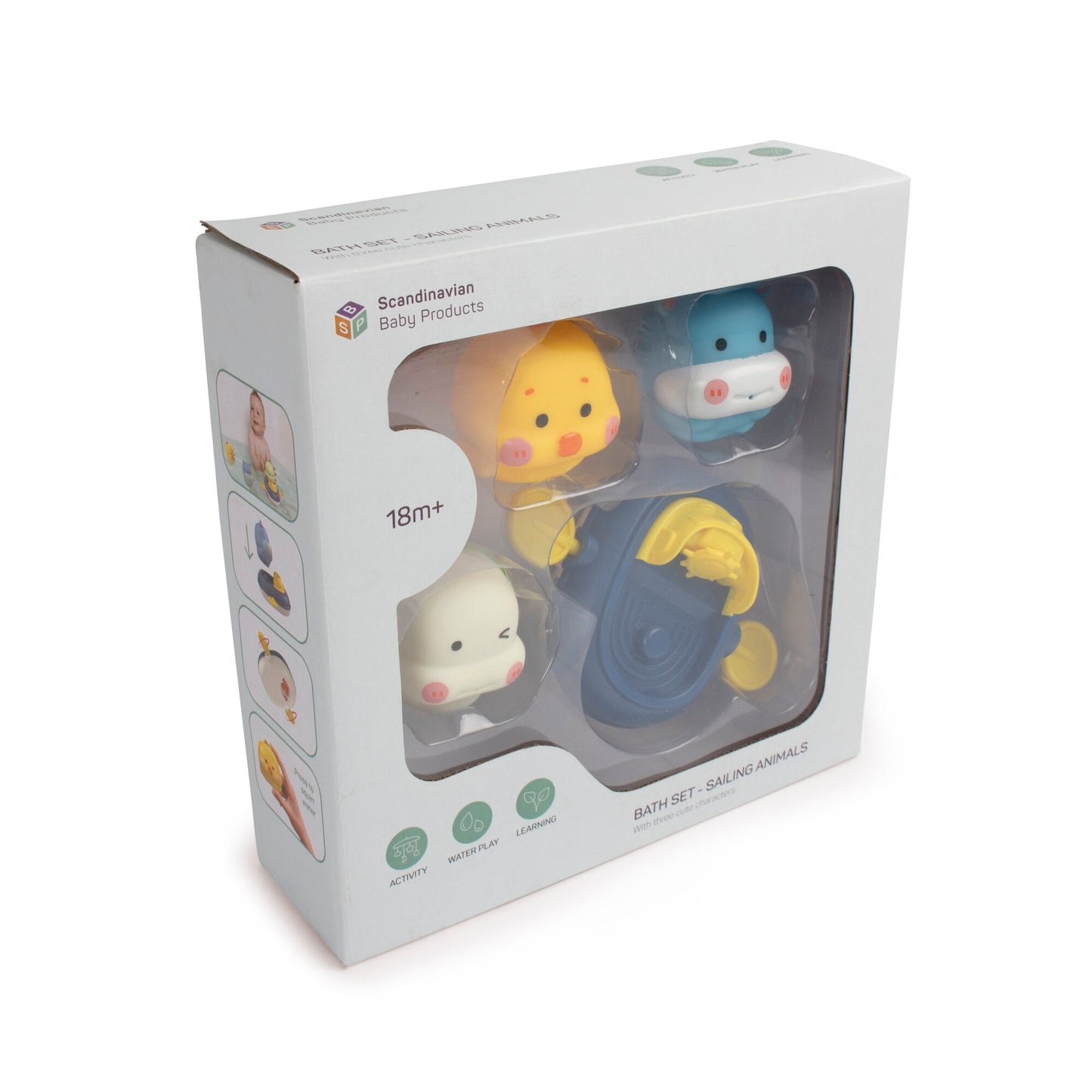 Bath Set - Sailing animals