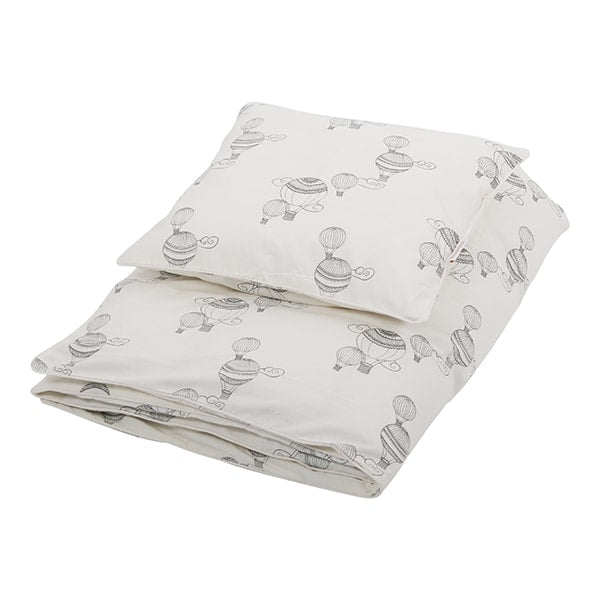 Baby bed linen GOTS (100x130 cm) – Airballoon White