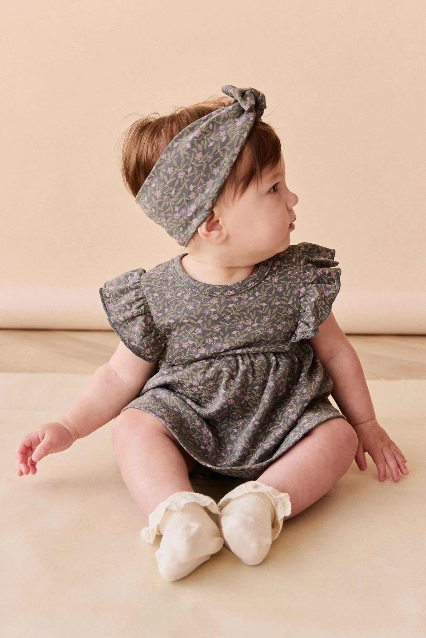 Organic Cotton Elianna Playsuit - Phoebe Lava