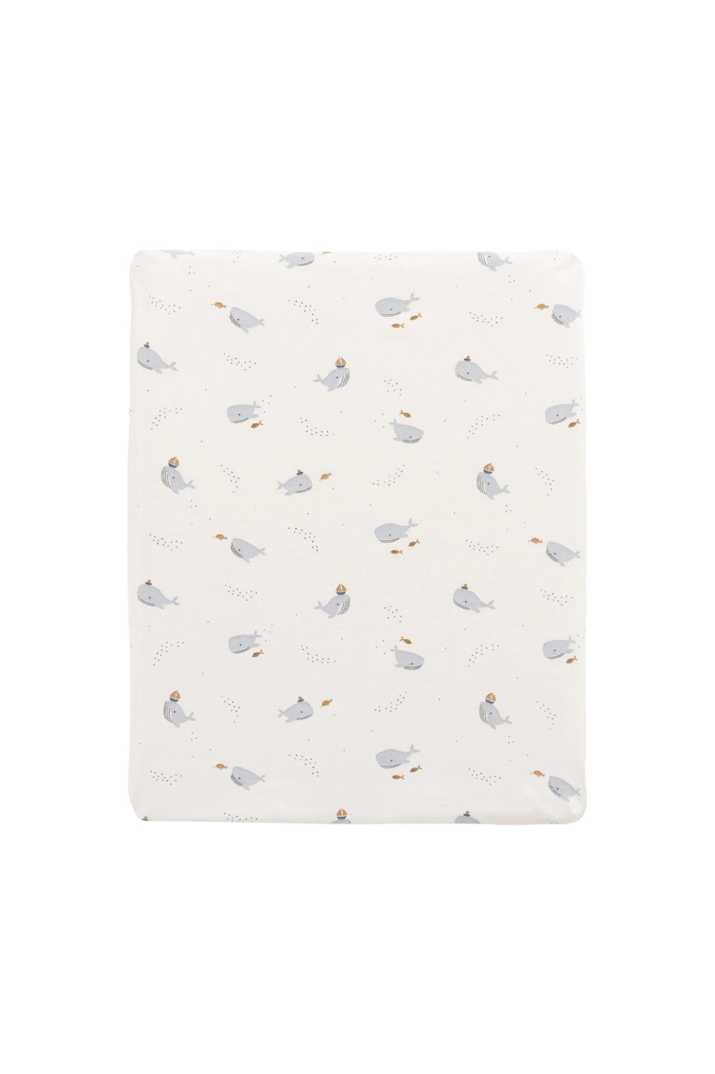 Organic Cotton Cot Sheet - Whales