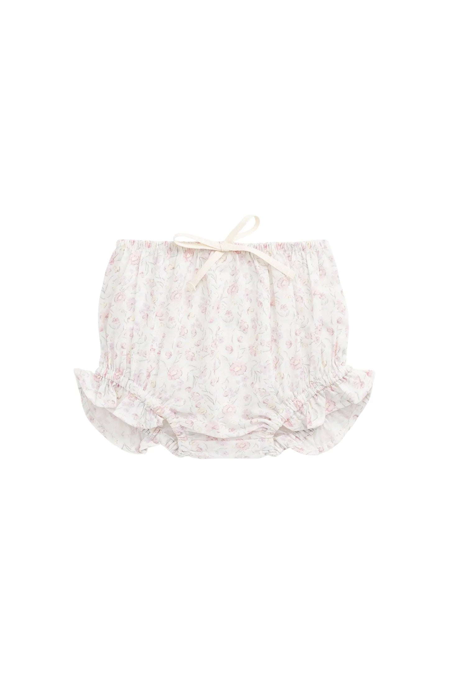 Organic Cotton Voile Frill Bloomer - Grace Floral