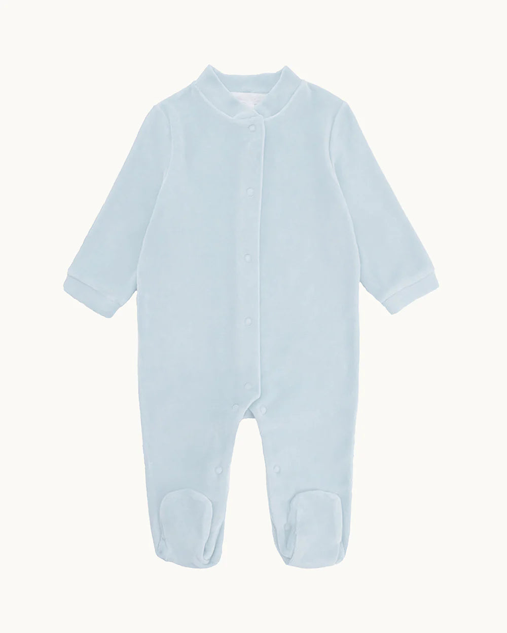 Velour Angel Wing™ Sleepsuit - Gold & MC Blue
