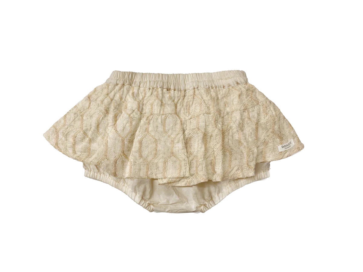 Lonna Skirt | Soft Taupe - Rose Chain