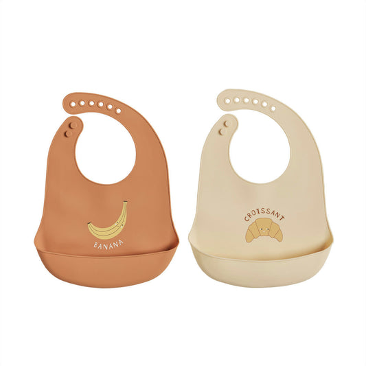 YummySilicone Bib -Pack of 2