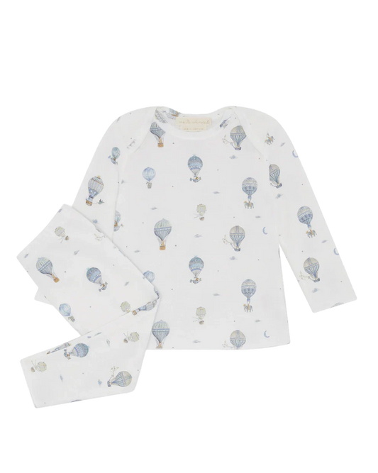 Aluna balloon dream ribbed two piece set-Baby