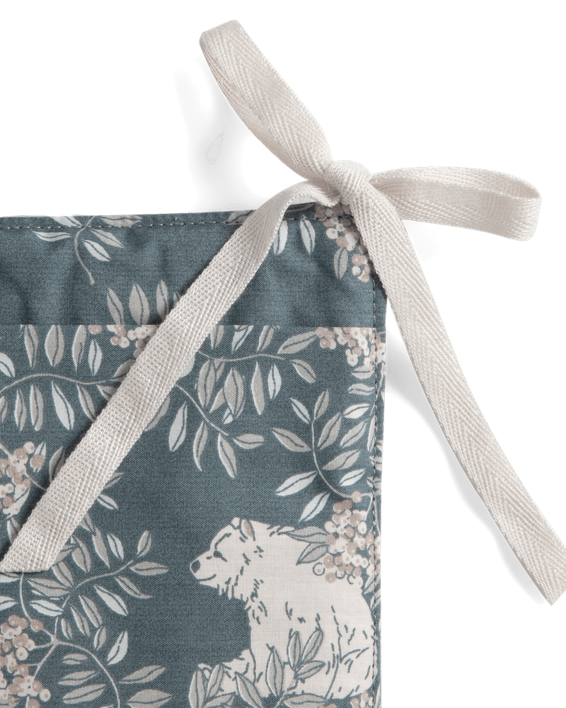 Percale Bed Pocket, Fauna Forest