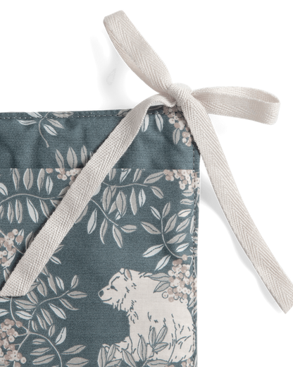 Percale Bed Pocket, Fauna Forest