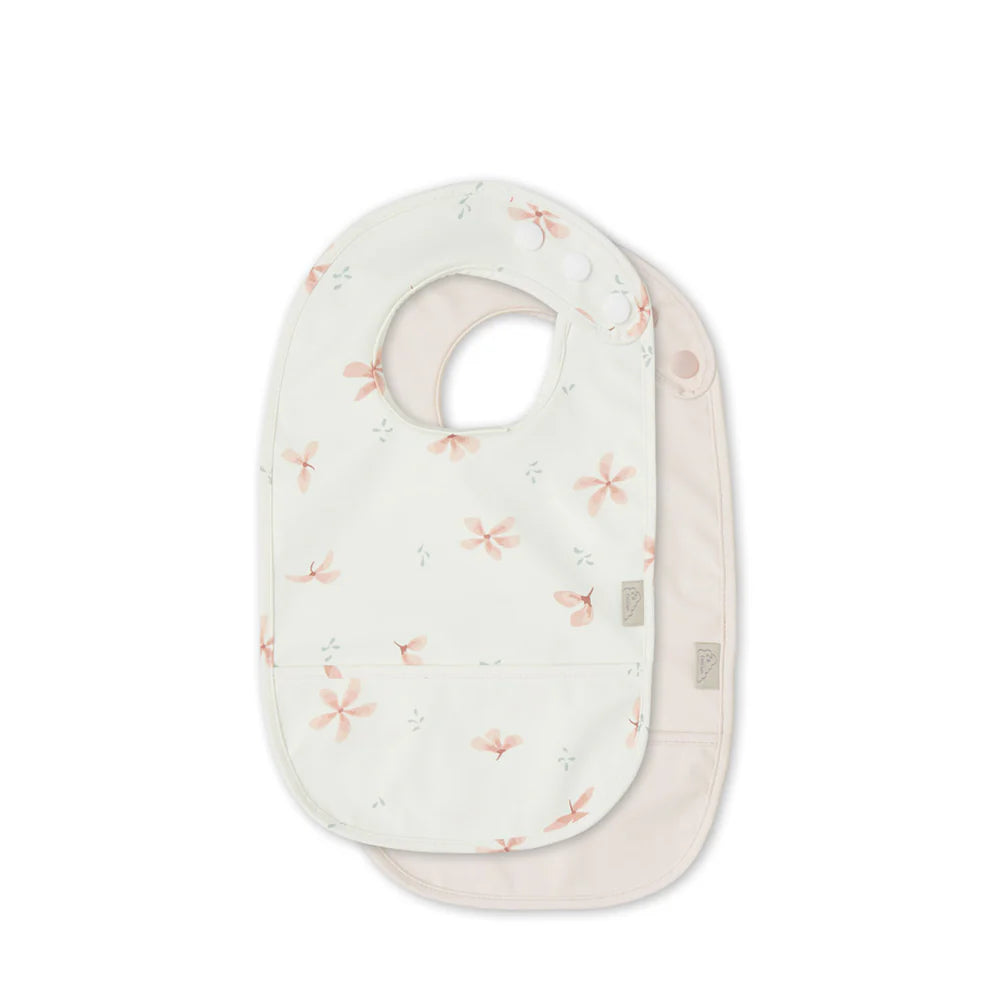 Bib w/ pocket, 2-pack