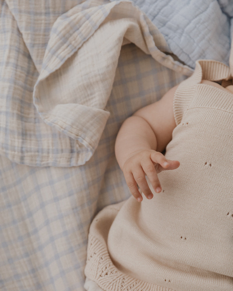 Muslin Swaddle Blanket, 110x110 cm