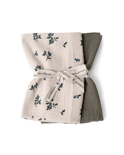 Muslin Blanket 2 pcs 60x60 cm