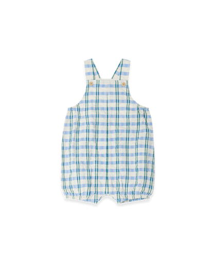 Seersucker Dungarees, Check Mar