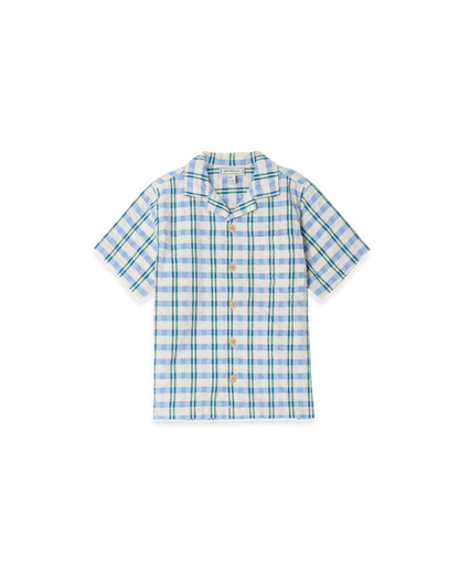 Seersucker SS Shirt Baby, Check Mar