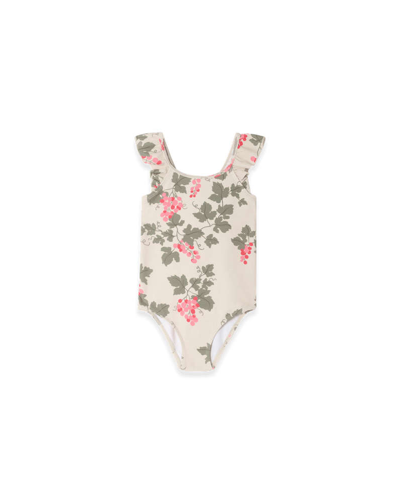 Frill Swimsuit, Grapes Pink