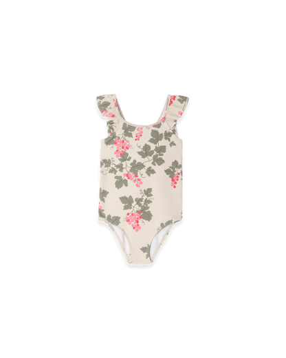 Frill Swimsuit, Grapes Pink