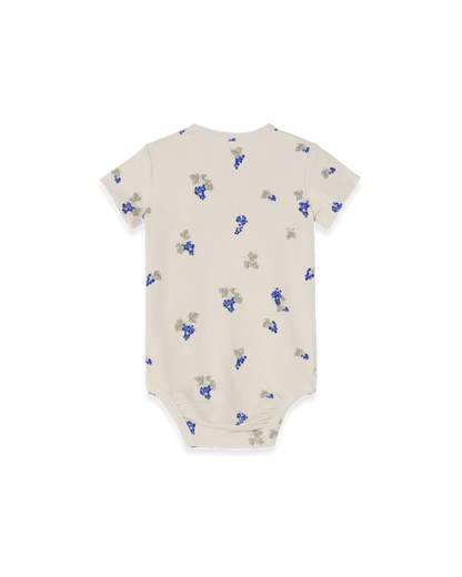 Structured Jersey SS Body, Grapes Ecru