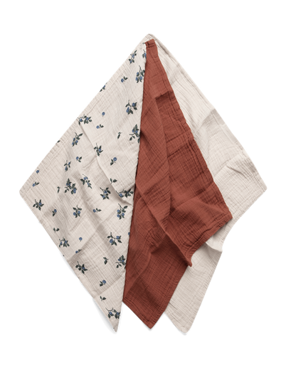 Muslin Burp Cloths 3 pcs 40x40 cm