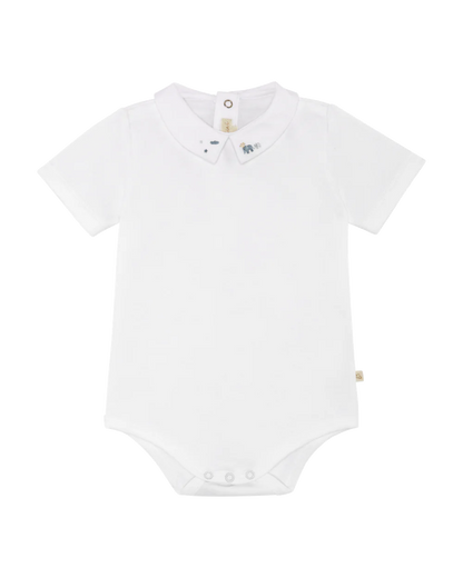 Aubrey Short Balloon Dream Embroidered Collar Onesie