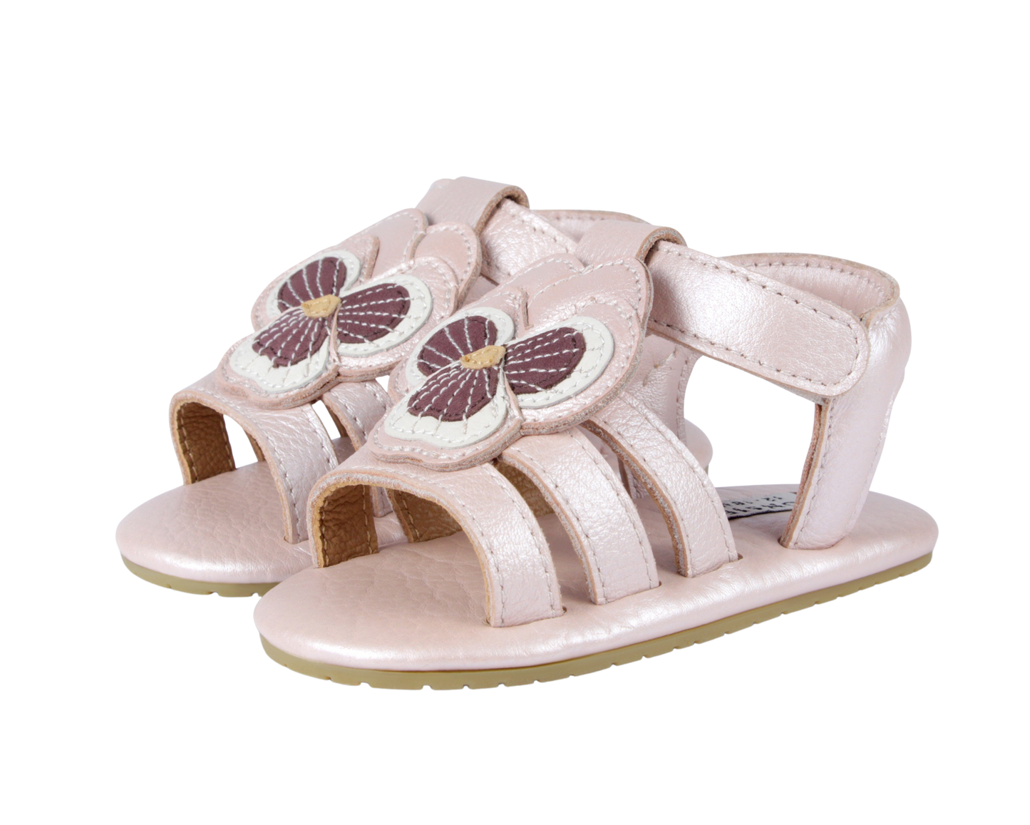 Tuti Fields Sandals | Violette Rose Metallic Leather