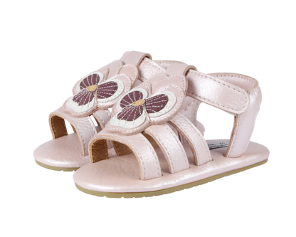 Tuti Fields Sandals | Violette Rose Metallic Leather