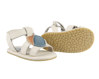 Flops | Beach Ball Blue Stone Leather