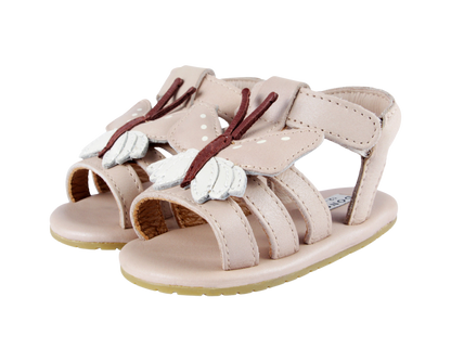 Tuti Sky Sandals | Butterfly Powder Metallic Nubuck