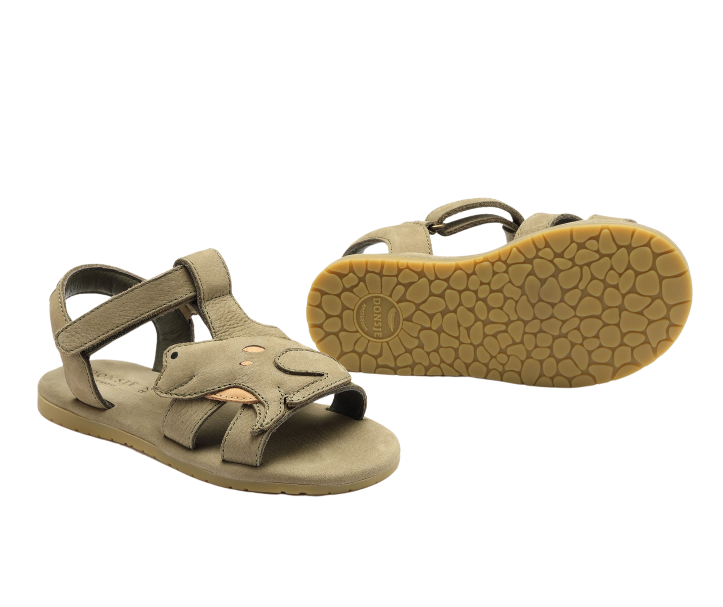 Escar Sandals | Frog Sage Betting Leather