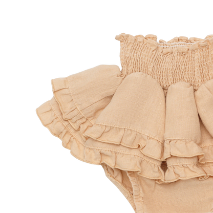 Vaibi Linen Bloomers Rose Latte