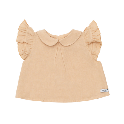 Mimi Linen Blouse Rose Latte
