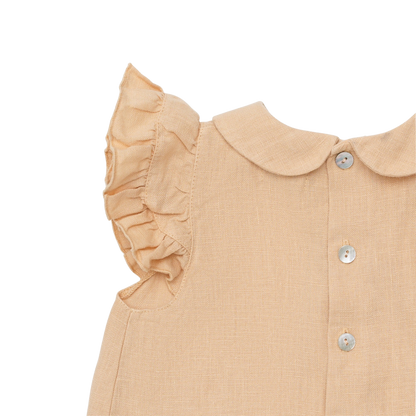 Mimi Linen Blouse Rose Latte