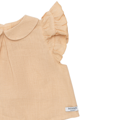 Mimi Linen Blouse Rose Latte