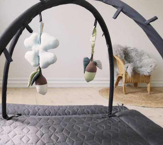Activity nest - Soft quilt Stone Grey