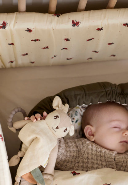 Comfort blanket with teether - Fawn